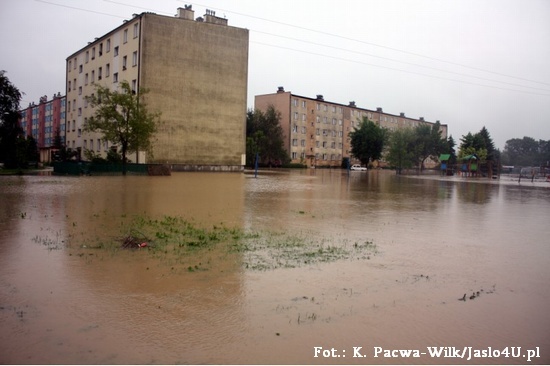 Walka z żywiołem w Jaśle