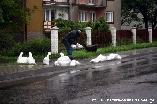 Walka z żywiołem w Jaśle