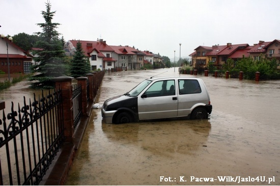 Walka z żywiołem w Jaśle