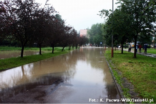 Walka z żywiołem w Jaśle