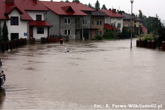 Walka z żywiołem w Jaśle