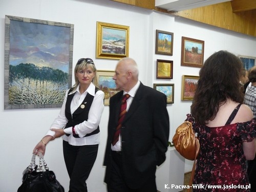 Wernisaż prac Jana Dyląga w Muzeum Regionalnym w Jaśle