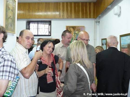 Wernisaż prac Jana Dyląga w Muzeum Regionalnym w Jaśle