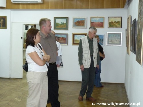 Wernisaż prac Jana Dyląga w Muzeum Regionalnym w Jaśle