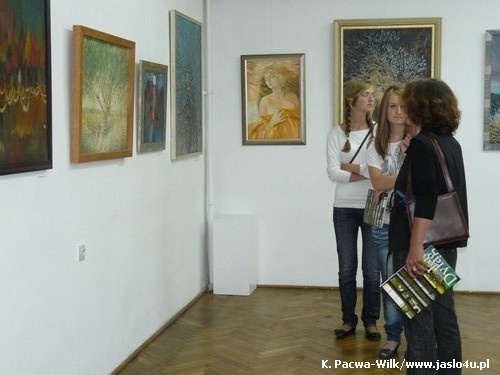 Wernisaż prac Jana Dyląga w Muzeum Regionalnym w Jaśle