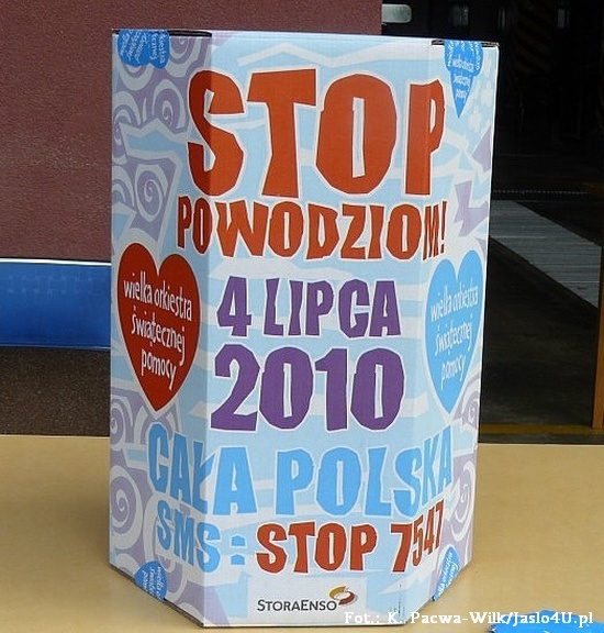 WOŚP: Stop powodziom