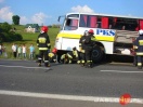 Wypadek autobusu w Kluczowej