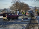 Wypadek w Krajowicach - 03.01.2009