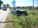 Wypadek w Krajowicach - 21.08.2009