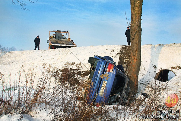 Wypadek w Szebniach 04.12.2010