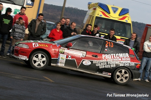 X Jasielski Samochodowy Rajd Niepodległości Wyścig Jasło 11.11.2010