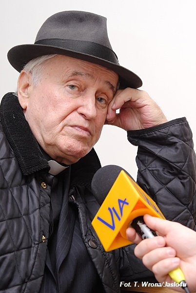 Z obłoków na ziemię - Jan Nowicki w JDK 18.10.2008 - Fot. Tomasz Wrona