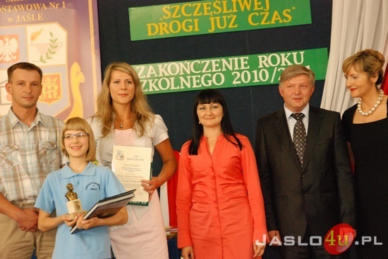 Zakończenie roku szkolnego w Szkole Podstawowej nr 1 w Jaśle  fot. Ilona Czarnecka