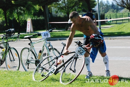 Zawody w triathlonie o Puchar Jasła fot. Ilona Czarnecka