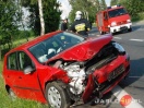 Zderzenie  się pojazdów na drodze krajowej 73