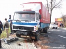 Zderzenie trzech samochodów na Bieszczadzkiej