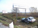 Zderzenie trzech samochodów na Bieszczadzkiej