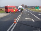 Zderzenie trzech samochodów na Bieszczadzkiej