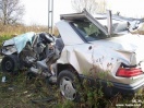 Zderzenie trzech samochodów na Bieszczadzkiej