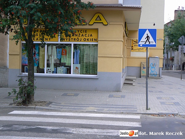 Znaki drogowe w Jaśle