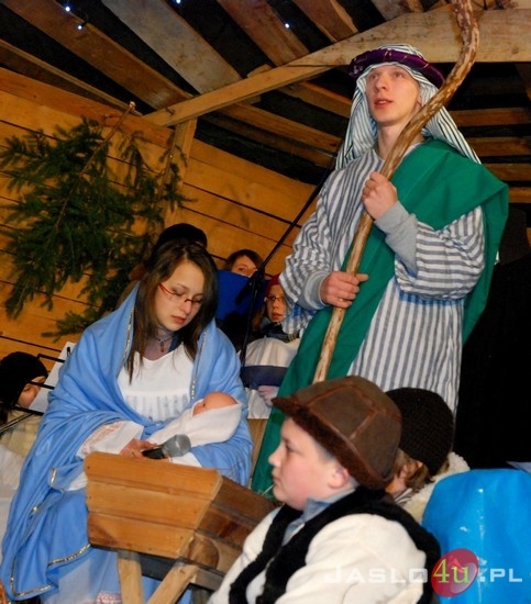 Żywa szopka u Ojców Franciszkanów w Jaśle fot. Ilona Czarnecka