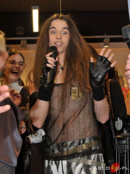 Michał Szpak w EMPIK-u w Jaśle