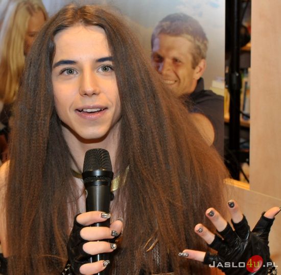 Michał Szpak w EMPIK-u w Jaśle