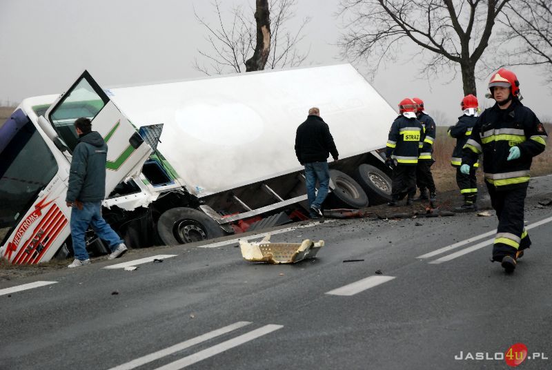 Wypadek śmiertelny w Szebniach