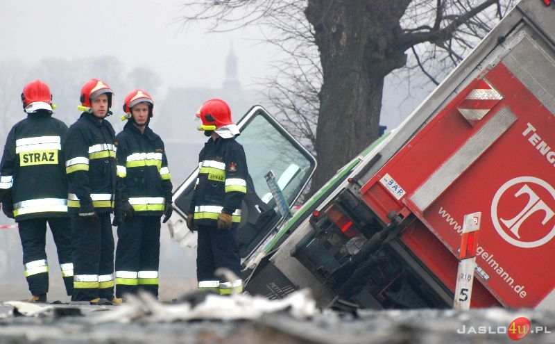 Wypadek śmiertelny w Szebniach