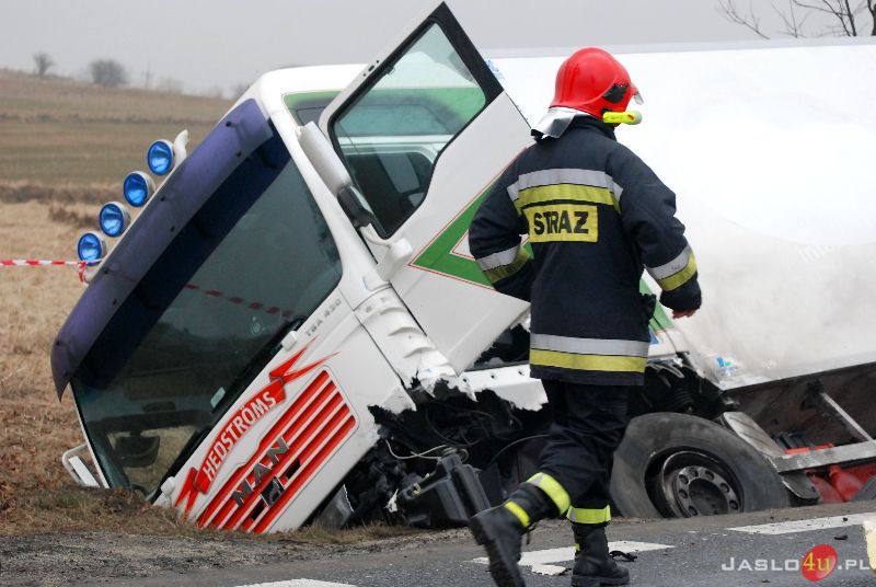 Wypadek śmiertelny w Szebniach