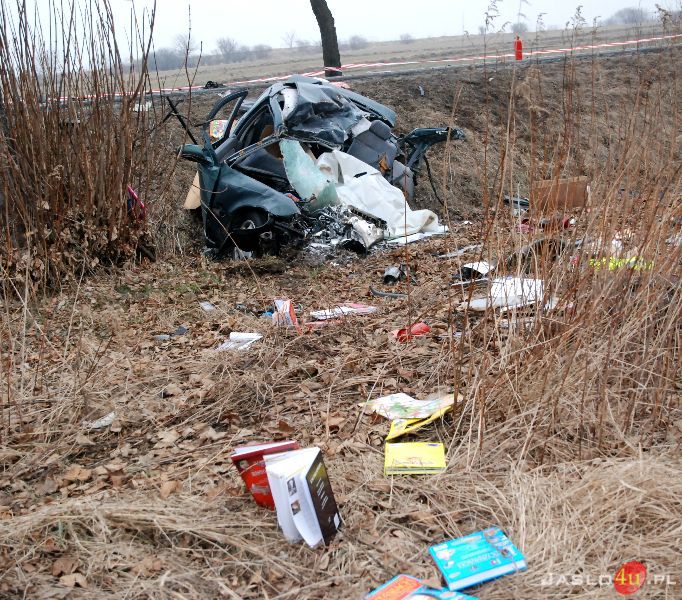 Wypadek śmiertelny w Szebniach