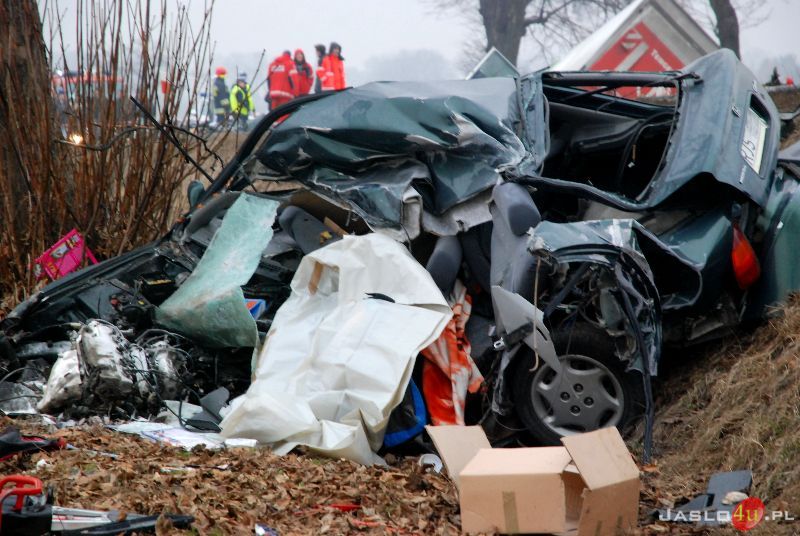Wypadek śmiertelny w Szebniach