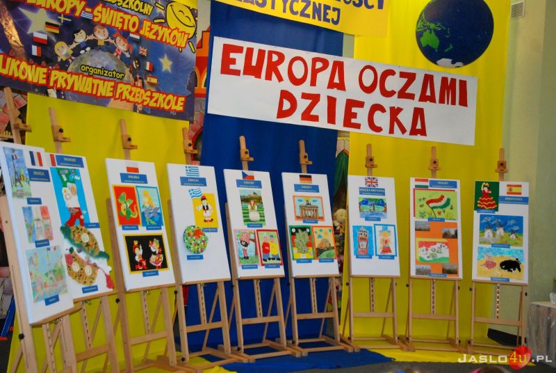"Europa oczami dziecka". Przegląd twórczości plastycznej w Bajkowym Przedszkolu