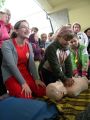 Inauguracja programu "Bezpieczne wakacje" w Zespole Szkół w Trzcinicy