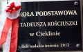 Nadanie imienia Szkoły Podstawowej w Cieklinie