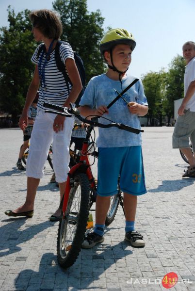 Mini "Wyścig Solidarności" dla dzieci na jasielskim rynku