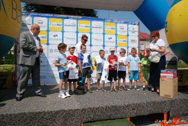Mini "Wyścig Solidarności" dla dzieci na jasielskim rynku