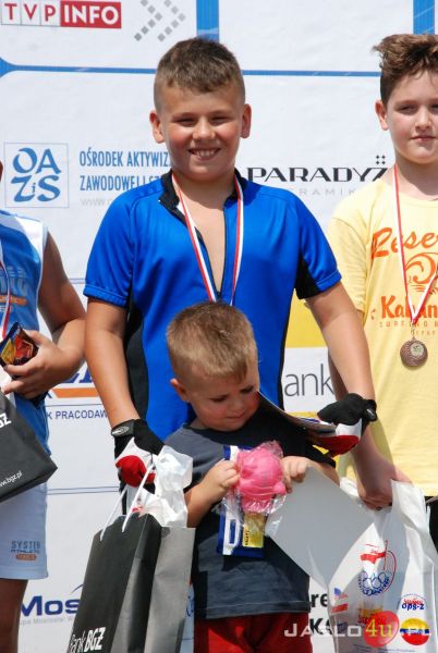 Mini "Wyścig Solidarności" dla dzieci na jasielskim rynku