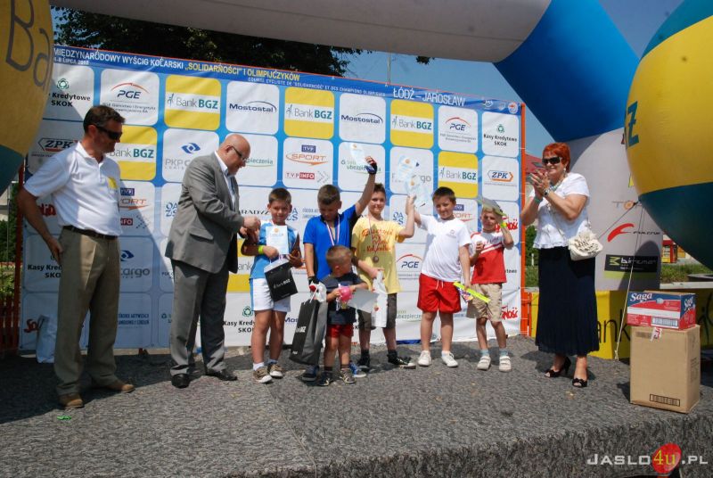 Mini "Wyścig Solidarności" dla dzieci na jasielskim rynku