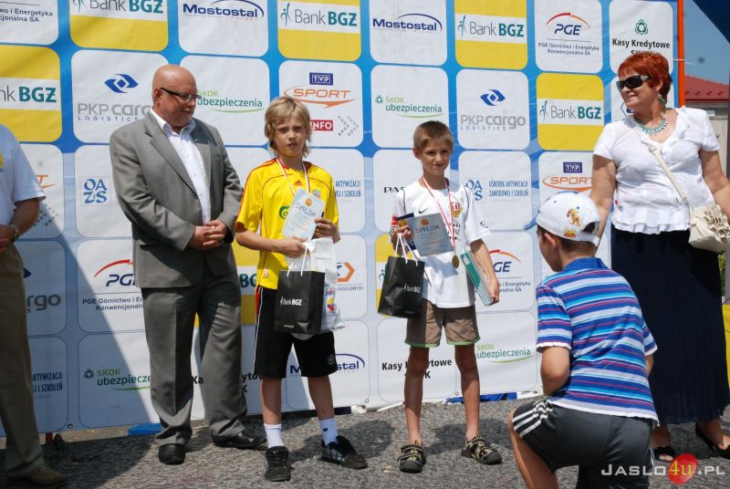 Mini "Wyścig Solidarności" dla dzieci na jasielskim rynku