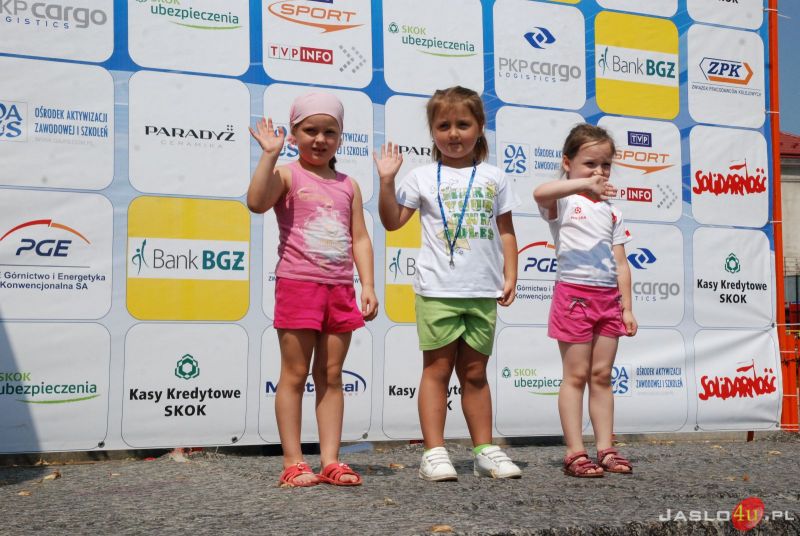 Mini "Wyścig Solidarności" dla dzieci na jasielskim rynku