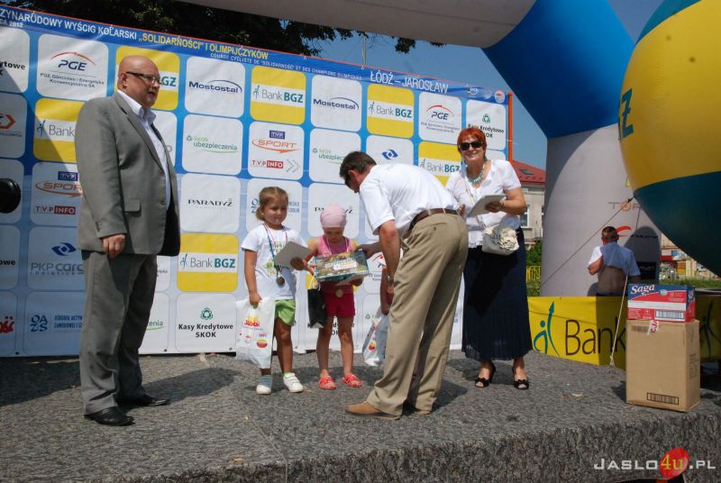 Mini "Wyścig Solidarności" dla dzieci na jasielskim rynku