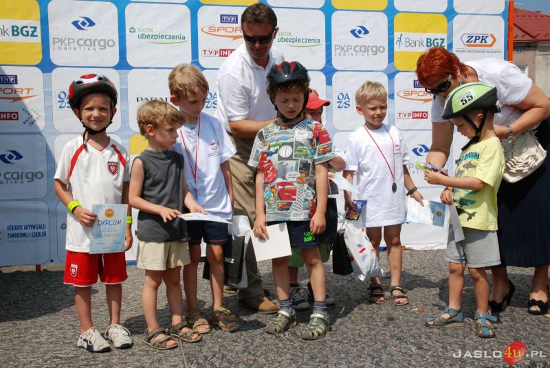 Mini "Wyścig Solidarności" dla dzieci na jasielskim rynku