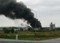 Pożar hali galwanizernii na terenie Grupy Nowy Styl