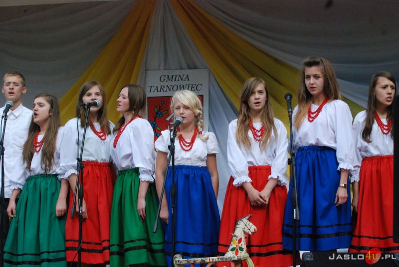 Dożynki Gminy Tarnowiec w Łajscach