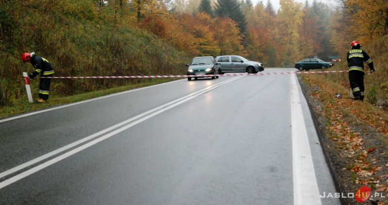 Wypadek na drodze  wojewódzkiej relacji Jasło-Rzeszów