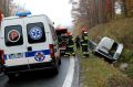 Wypadek na drodze  wojewódzkiej relacji Jasło-Rzeszów