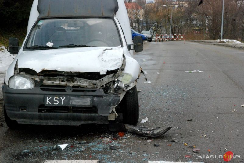 Zderzenie samochodów na Grunwaldzkiej