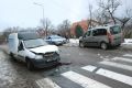 Zderzenie samochodów na Grunwaldzkiej