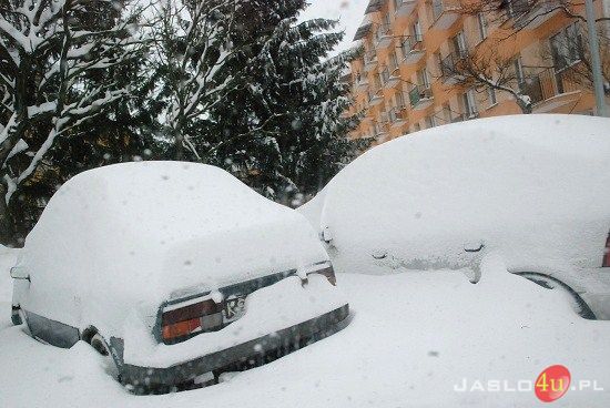 Atak zimy w Jaśle